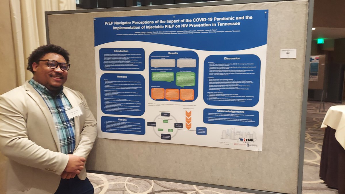 Last month, I got the chance to present data from my #impsci study about #PrEP navigation and preparing for #injectablePrEP. Special thanks the the @tncfar for sponsoring the study.