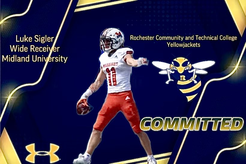 Happy to announce I will be transferring to Rochester Community and Technological College Spring 2024! The best is yet to come 🙏🙏
<a href="/NJCAA/">NJCAA</a>
<a href="/TerrenceIsaac1/">Coach Isaac SR.</a> <a href="/DustinBeard88/">Dustin Beard</a>
<a href="/CoachDobbins1/">Coach Dobb</a> <a href="/RCTC_FB/">RCTC Football</a>