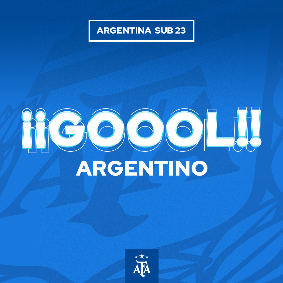 🏆 #Sub23 🗓 Amistoso internacional ⚽ #Argentina 🇦🇷 2 🆚 #Ecuador 🇪🇨 0 🗣️ ¡GOOOOOOOL DE ARGENTINA! Marco Di Césare estira la diferencia para el conjunto nacional.