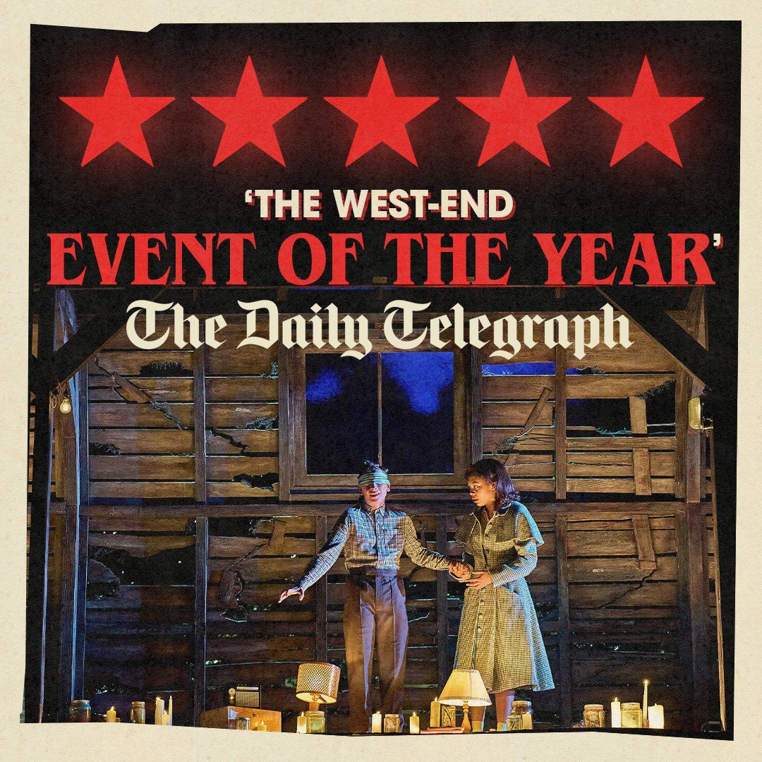 ⭐️⭐️⭐️⭐️⭐️ ‘The West End EVENT OF THE YEAR’ @Telegraph #StrangerThingsOnStage