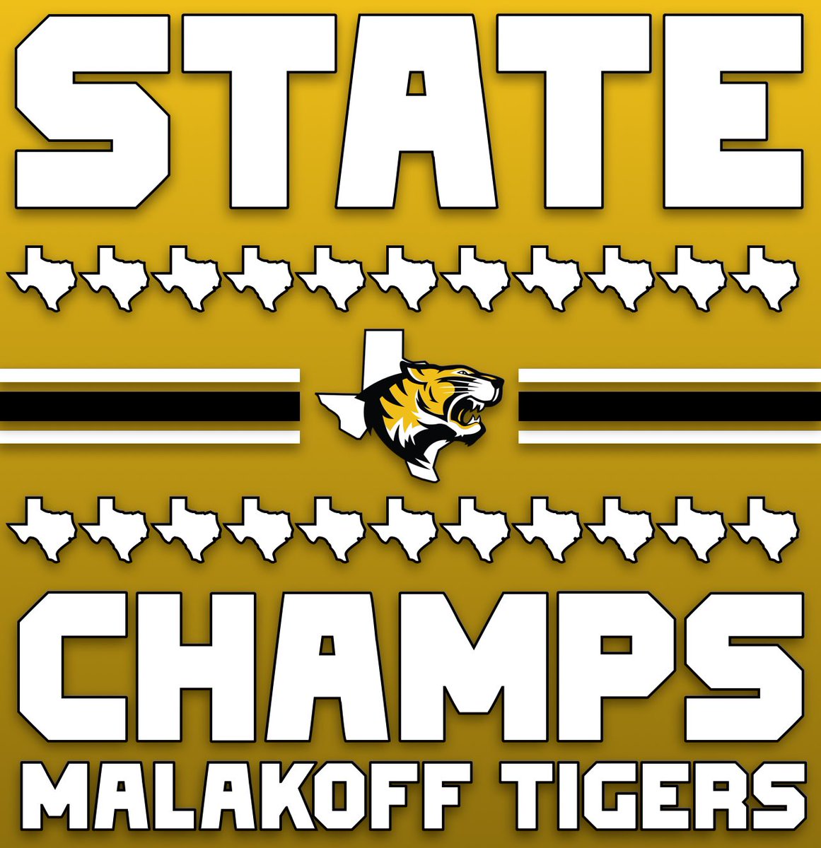 🏆 For the first time in program history, the Malakoff Tigers are state champions! #txhsfb