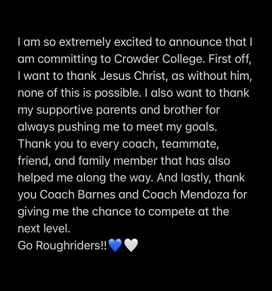 Ready to be a Roughrider!! <a href="/CCRoughridersSB/">Crowder College Softball</a> <a href="/EpicPremierNWA/">EPIC Premier NWA 2025-26</a> <a href="/TNBombers18u/">Tn Bombers 18u Gold</a> <a href="/EpicFastpitchO/">EpicFastpitch.org</a> <a href="/4StateSports1/">4 State Sports</a> <a href="/OzarksOzone/">Ozarks Sports Zone</a> <a href="/tec1615/">TINA COLEMAN</a> <a href="/SBRRetweets/">Softball Recruiting Reposts</a> <a href="/ChazWrightTV/">Chaz Wright 🌵</a> <a href="/brock_baldridge/">Brock Baldridge</a>