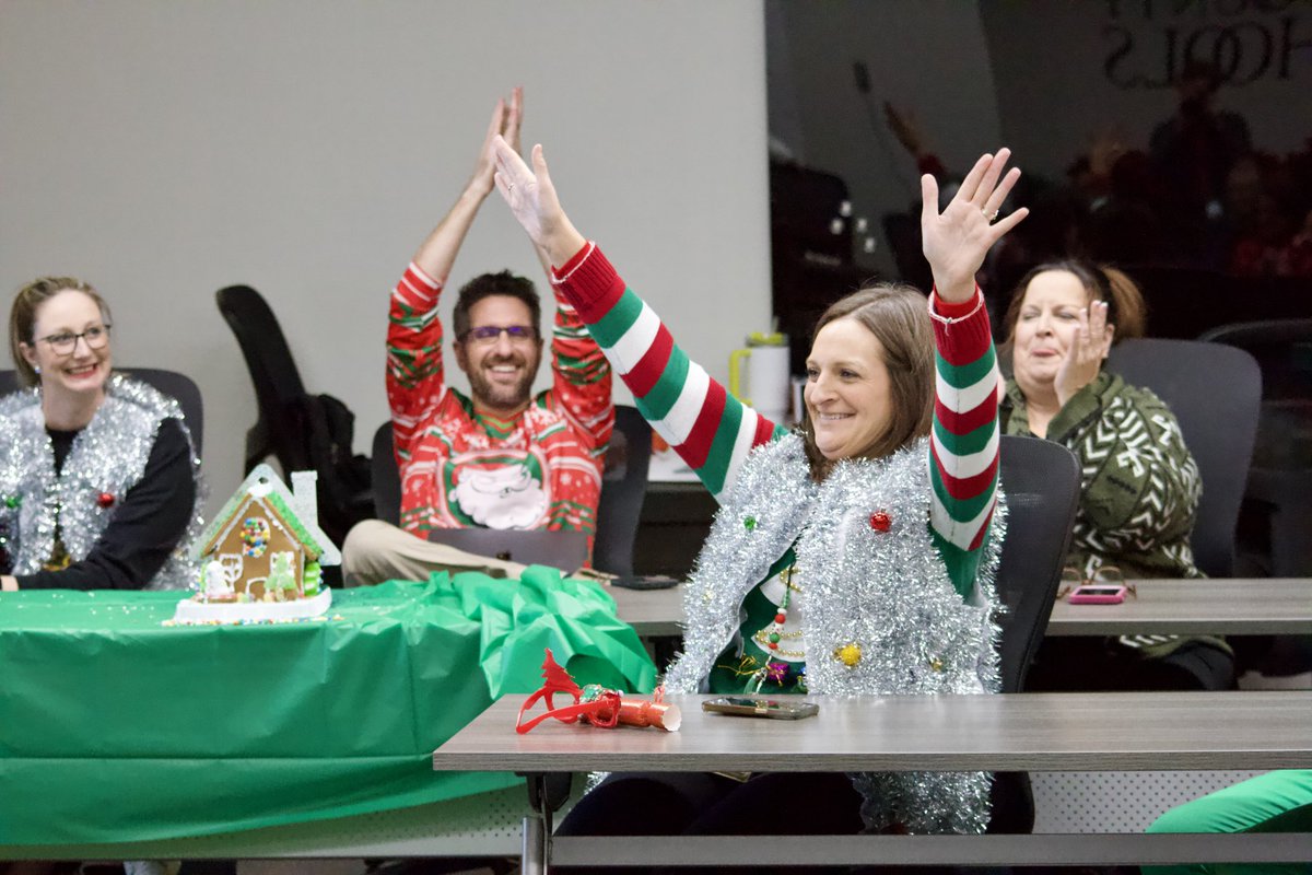 Our latest principals’ meeting concluded with some sweet team building! 🎄Constructing gingerbread houses turned out to be the perfect blend of competition and collaboration. Who knew principal meetings could be this much fun? #TeamBuilding @leecoschoolsnc