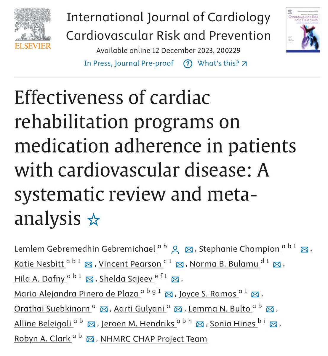 Thrilled to announce my fifth systematic review publication of the year! A heartfelt thank you to my former colleagues at Flinders University for their invaluable collaboration and support, even after my move to JBI. Looking forward to leading my own review project in the coming…