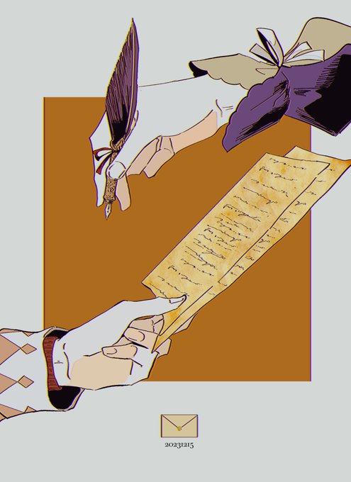 「手袋 手紙」のTwitter画像/イラスト(新着)