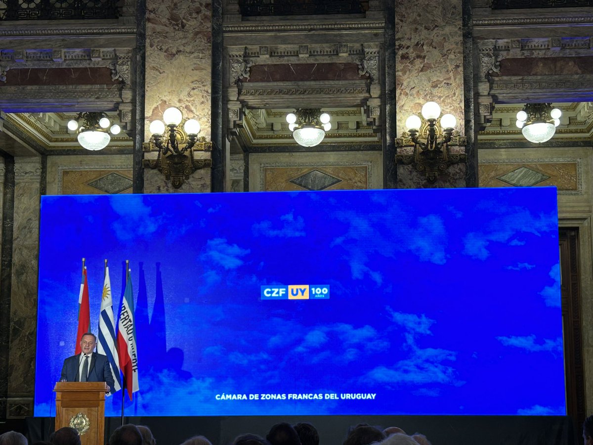 Acompañando la celebración de los primeros 100 años de las Zonas Francas en Uruguay. Sigamos optimizando el régimen y fomentando su contribución.