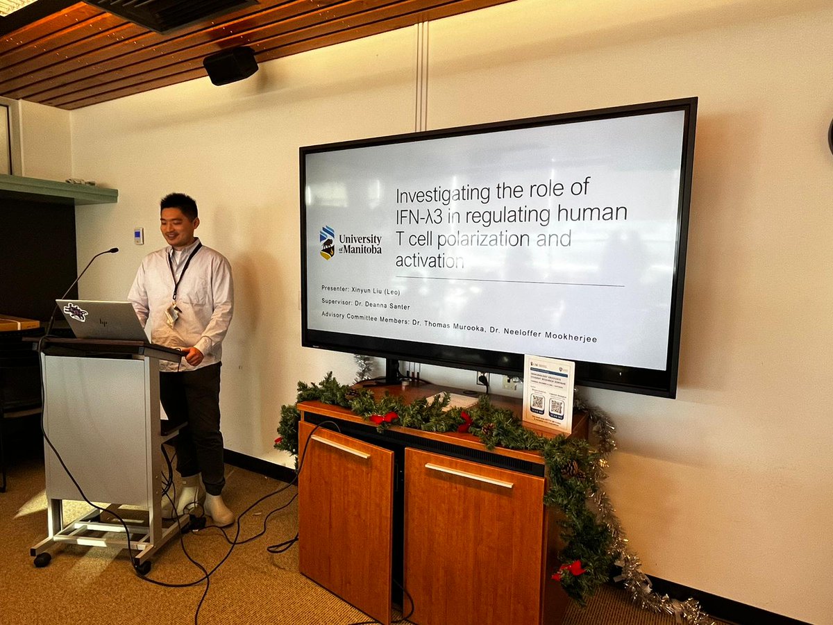 UM_Immu's tweet photo. At this week's #DOITS #GSRS, we heard from Fatemeh from @sga_lab's group and @forexampleleo from @drdeannasanter's group! Fascinating work and excellent presentations by both 🔬🧪 @UM_RadyFHS @umanitobasci @UManitobaHSGSA https://t.co/onrZEKqofV