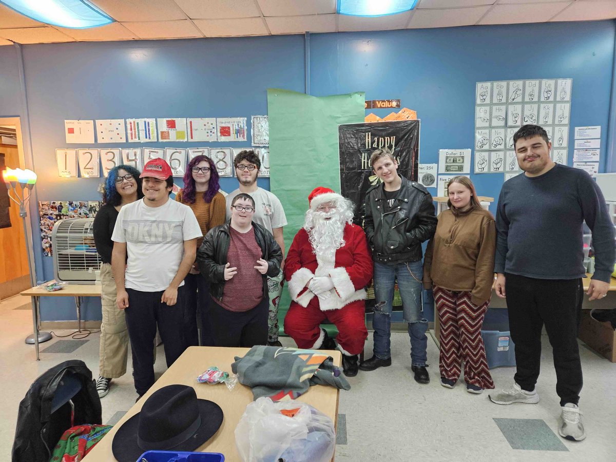 We had a special visitor today from the North Pole today! 🎄🎄🎄