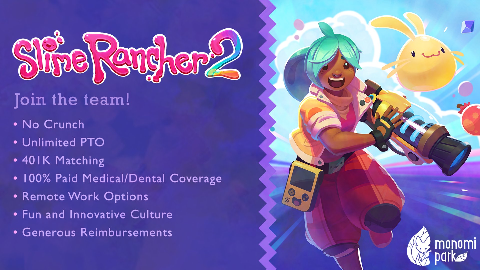 Monomi Park on X: “Here’s your chance to join Monomi Park! 🤩 We