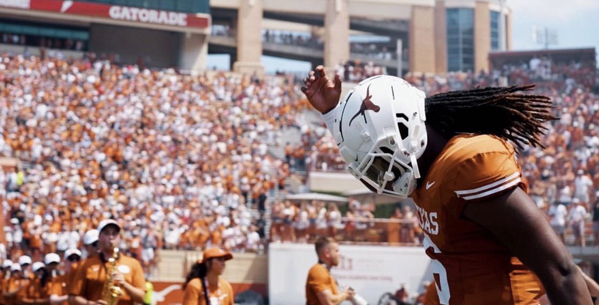 I would like to say thank you to all of Texas and the entire Longhorn community. For accepting and supporting me, a kid from the west coast as one of your own. The time I had on the 40 Acres will live with me forever. I’m extremely grateful to have played in the burnt orange.