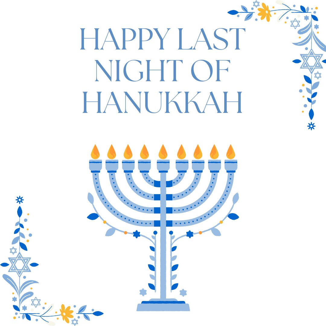 Happy last night of Hanukkah! We hope the last few nights have been filled with joy, light and many delicious treats.