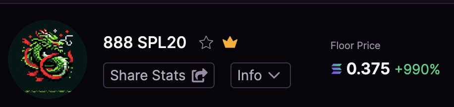 bigsh0tnft's tweet image. Are you looking for generational wealth ? 

One of the first SPL-20 token 👇

$888 here is for you 💸

Wen listing @MEXC_Official 👀

$SOLS #solscriptions #SolanaSeason $SOL #SPL20