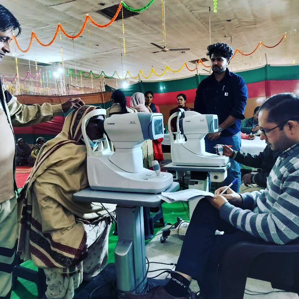 #MegaEyeCampDay3, Here Super specialist doctors r served & young volunteers served patients like family member. 
#FreeEyeCamp