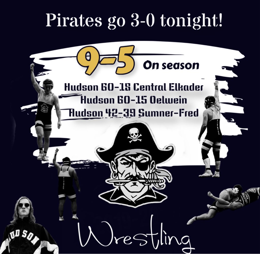 Hudson Pirate Wrestling tweet media