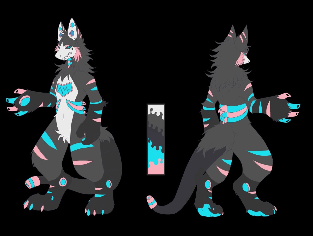 Ruby Protogen Studio on X: Ruby's full protogen fursuit