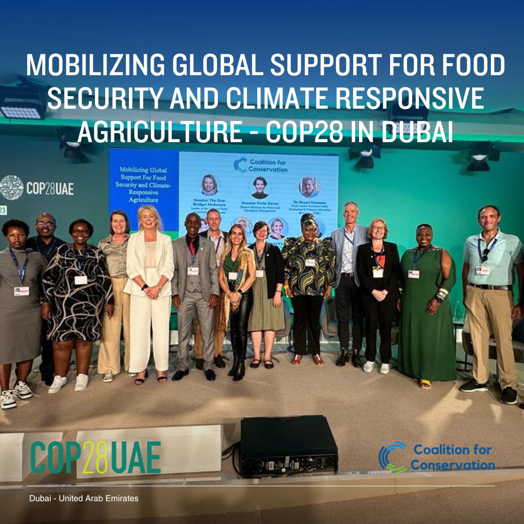 At COP28, the Coalition for Conservation curated an insightful panel discussion centred on advancing sustainable agriculture, supported by the Bill & Melinda Gates Foundation. #COP28 #SustainableAgriculture #BMGF #AusPol #Australia