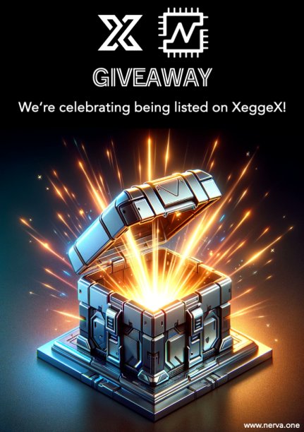 NervaCurrency's tweet image. 🌟 2500 XNV GIVEAWAY 🌟

To celebrate our listing on @xeggex exchange, Nerva community is giving away 500 XNV to 5 randomly picked winners who follow below rules.

🔖Rules:
1⃣ Follow @NervaCurrency
2⃣ Repost this tweet
3⃣ Post a reply tagging 3 friends along with a comment that…