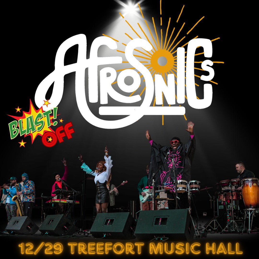 🚀 Afrosonics Blast Off <a href="/treeforthall/">Treefort Music Hall</a> on 12/29!! Come down for this super fun night featuring Boss Elvice aka Mr Wanted &amp; Natalie with support from Sunsmith and mungowona.  Tickets on sale now! 
Click here: eventbrite.com/e/afrosonics-2…
