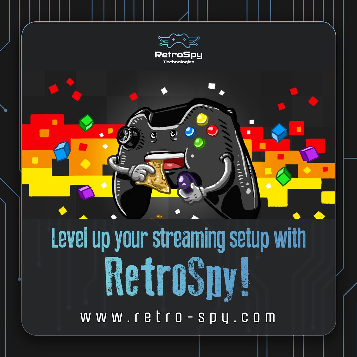 RetroSpyDisplay's tweet image. Ready to take your streaming setup to the next level? 🚀 Introducing RetroSpy – the ultimate game-changer for a nostalgic and epic streaming experience! 🎮
.
.
Visit our website: 👉 @ retro-spy.com
.
.
#technologylover #inputDisplay #Keystroke #Consoles #RetroSpy