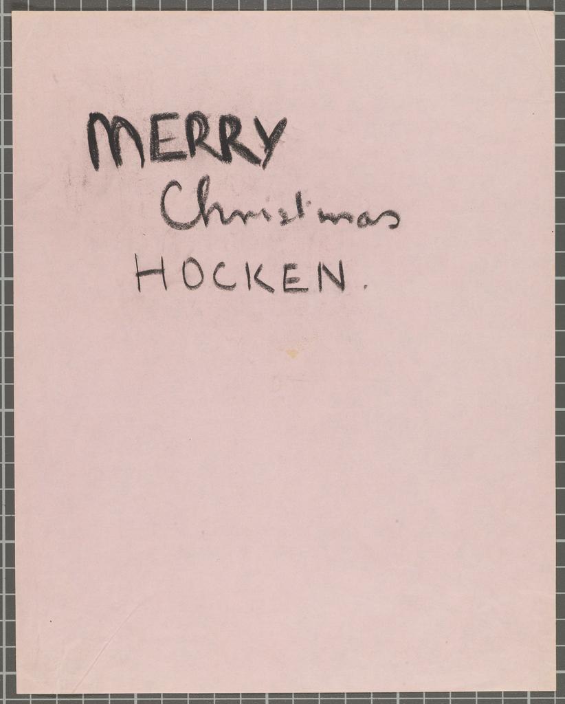 Dr Stephen Clarke 🦋 (@stephenclarkenz) on Twitter photo For this last #FlashbackFriday before the summer holiday break I'd like to turn the tables on Doc! On behalf of Readers... Merry Christmas <a href="/DocHocken/">Hocken Collections</a>🎄
Ref: McCahon, Colin, 1919-1987 (Colin John), Merry Christmas Hocken (1974). Hocken Digital Collections, hocken.recollect.co.nz/nodes/view/563… For this last #FlashbackFriday before the summer holiday break I'd like to turn the tables on Doc! On behalf of Readers... Merry Christmas <a href="/DocHocken/">Hocken Collections</a>🎄
Ref: McCahon, Colin, 1919-1987 (Colin John), Merry Christmas Hocken (1974). Hocken Digital Collections, hocken.recollect.co.nz/nodes/view/563…