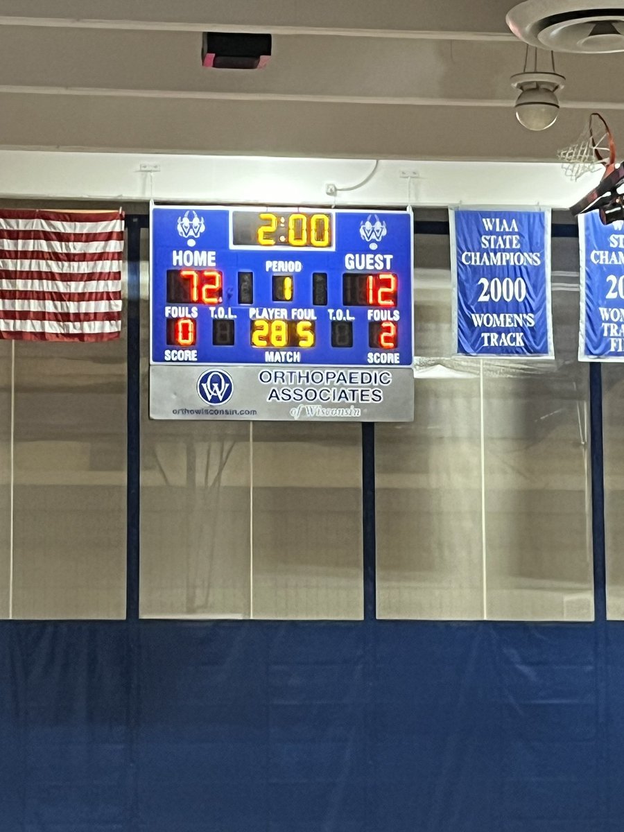 West wins!

West defeated Catholic Memorial 72-12 on senior night. 

Varsity winners were Jakob Houlton, DJ Leatherwood, Bryan Rivera, Trevor Moss, Torin Kuokkanen, Tyr Colque, Jonas Siebert, Gavin Starich, Louie Smith, Isaiah Guerrero, Xander Kuokkanen, and David Ackerman!