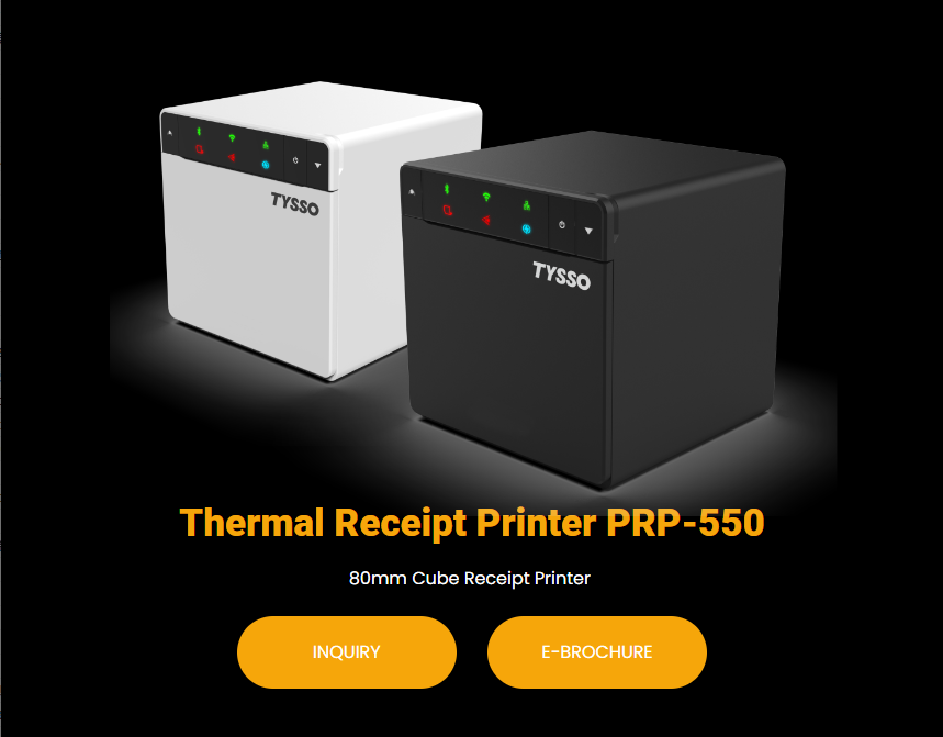 PTysso's tweet photo. Introducing TYSSO Cube Receipt Printer PRP-550, suitable for both POS and Kiosk integration! 
Learn More https://t.co/TWzUkQJAdz https://t.co/7NFXtaAari