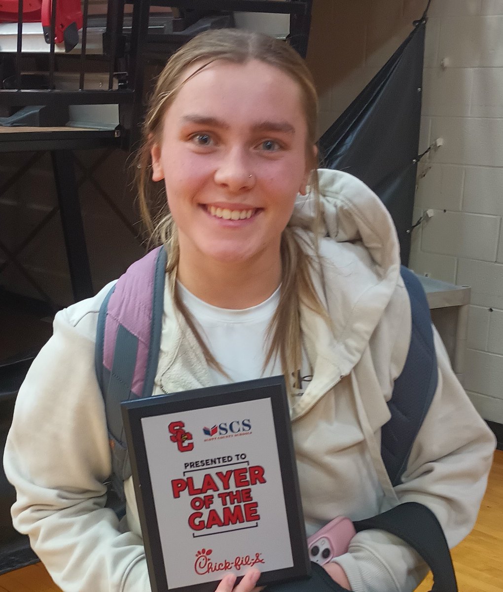 Jessica Horn (12 points on 4/6 FG 4/4 FT, 10 rebounds/8 offensive, 3 steals, 2 assists) is tonight's Chick-fil-A of Georgetown player of the game.