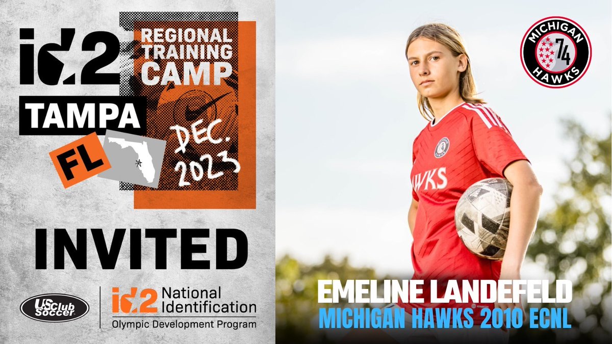 Good Luck to Emeline and Eileena at the @usclubsoccer ID2 event in Florida this weekend! #DreamBig