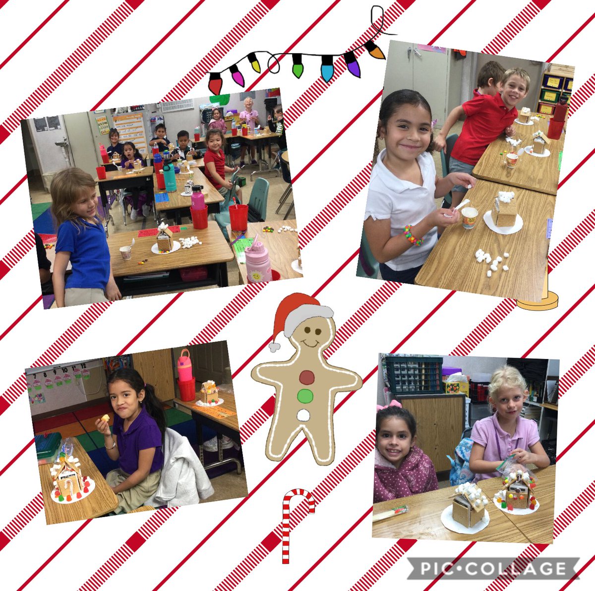 Gingerbread house construction! Always so much fun! @VineyardsVipers
