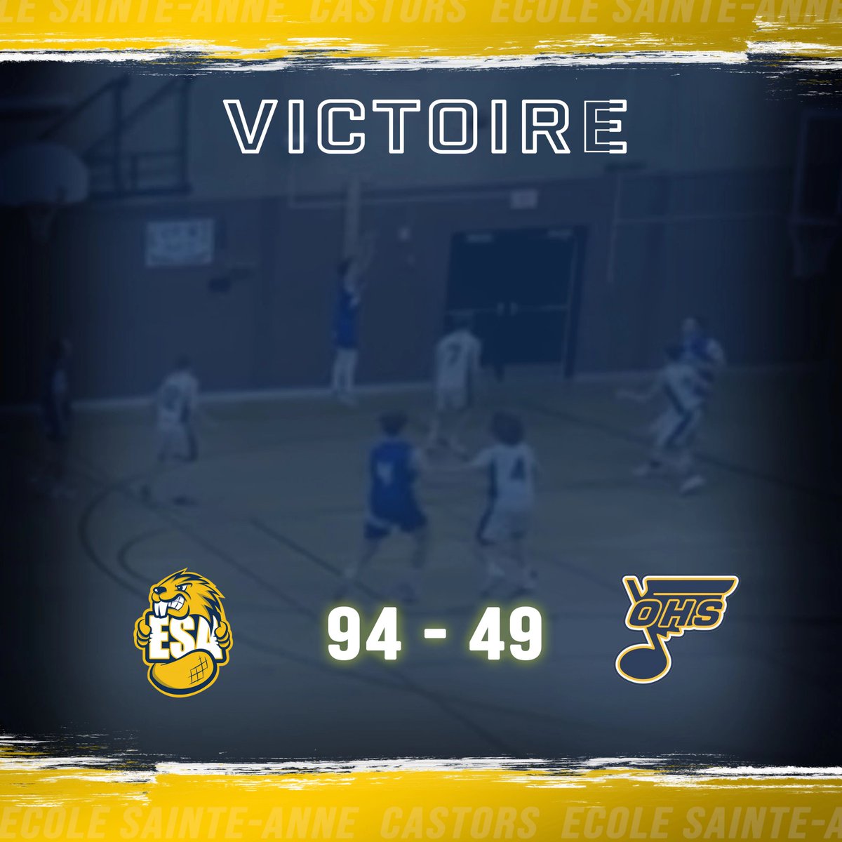 Les Castors ont maintenant un record de deux victoires et une défaite dans leurs matchs de ligue.

Noah Boudreau - 23 points
Joel Clair - 8 rebonds, 10 assists et 5 interceptions

Prochain match, mardi le 19 décembre à domicile contre les Huskies de Hartland.

#GoCastors