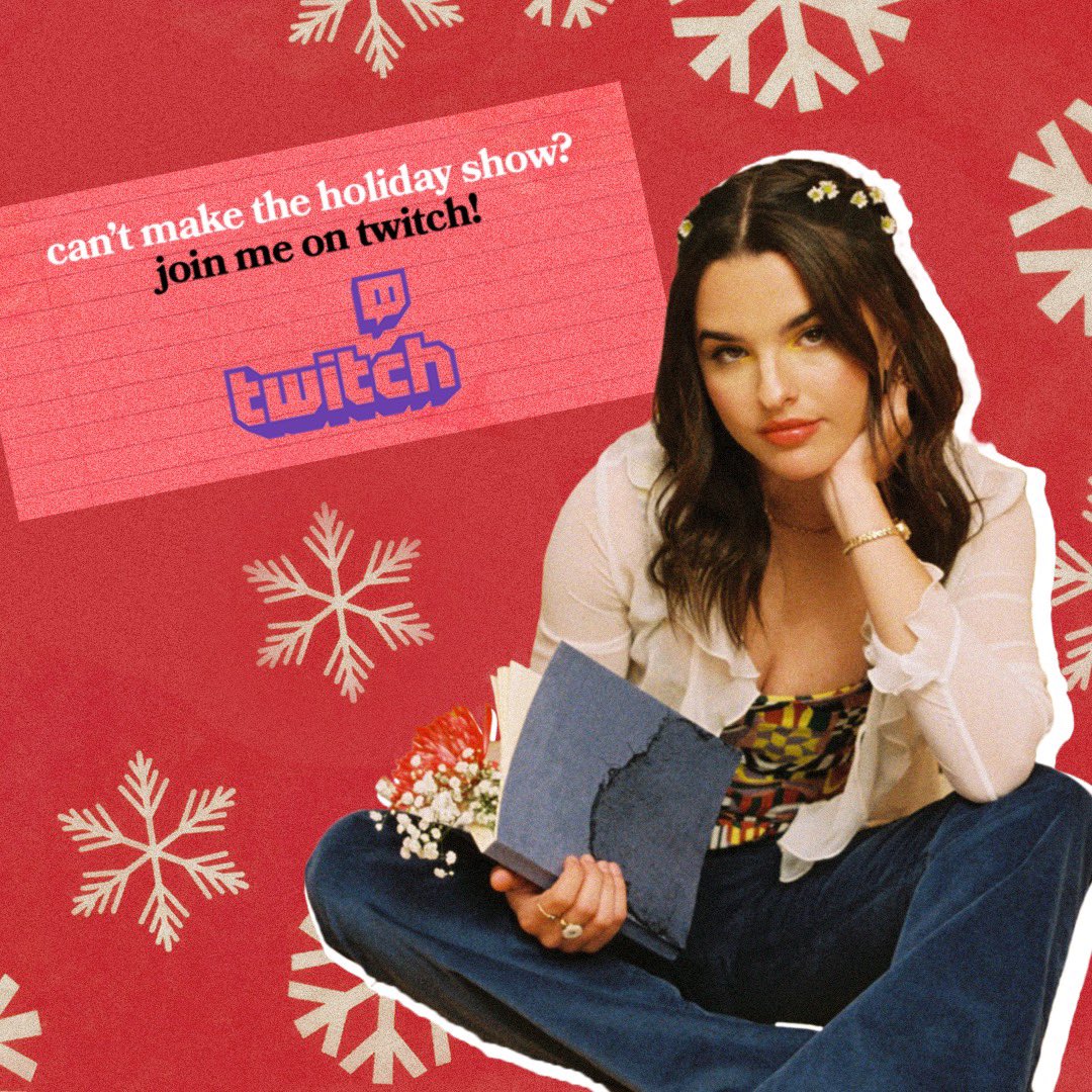 not in LA to see my show — don’t worry stream it on @twitch on saturday, december 16th 🤍 twitch.tv/itsjennaraine