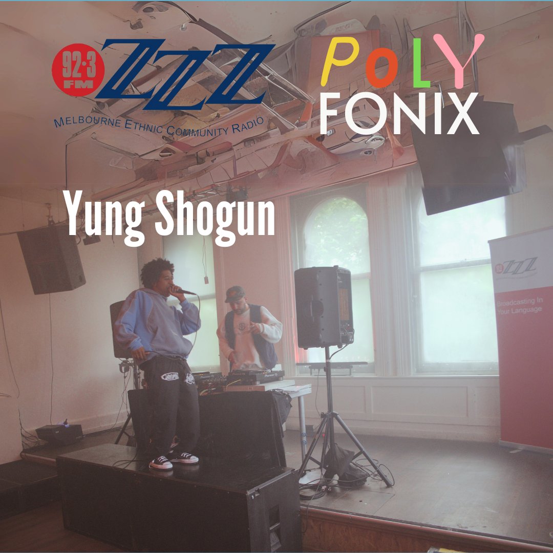 Tomorrow at 10pm Polyfonix presents <a href="/Yung_shogun_/">yungsta shogun</a> recorded live from Miscellania on the 14th October. Tune in to 92.3FM, DAB+ digital radio or 3zzz.com.au/shows/polyfoni…