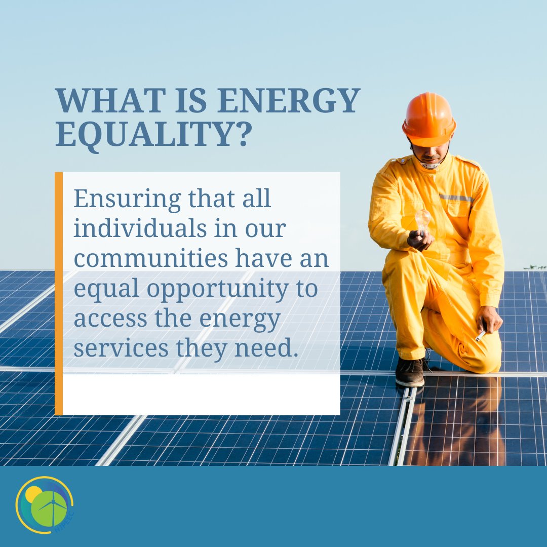 Energy equality should be the goal!
#EnergyEquality #CleanEnergy #Accessibility