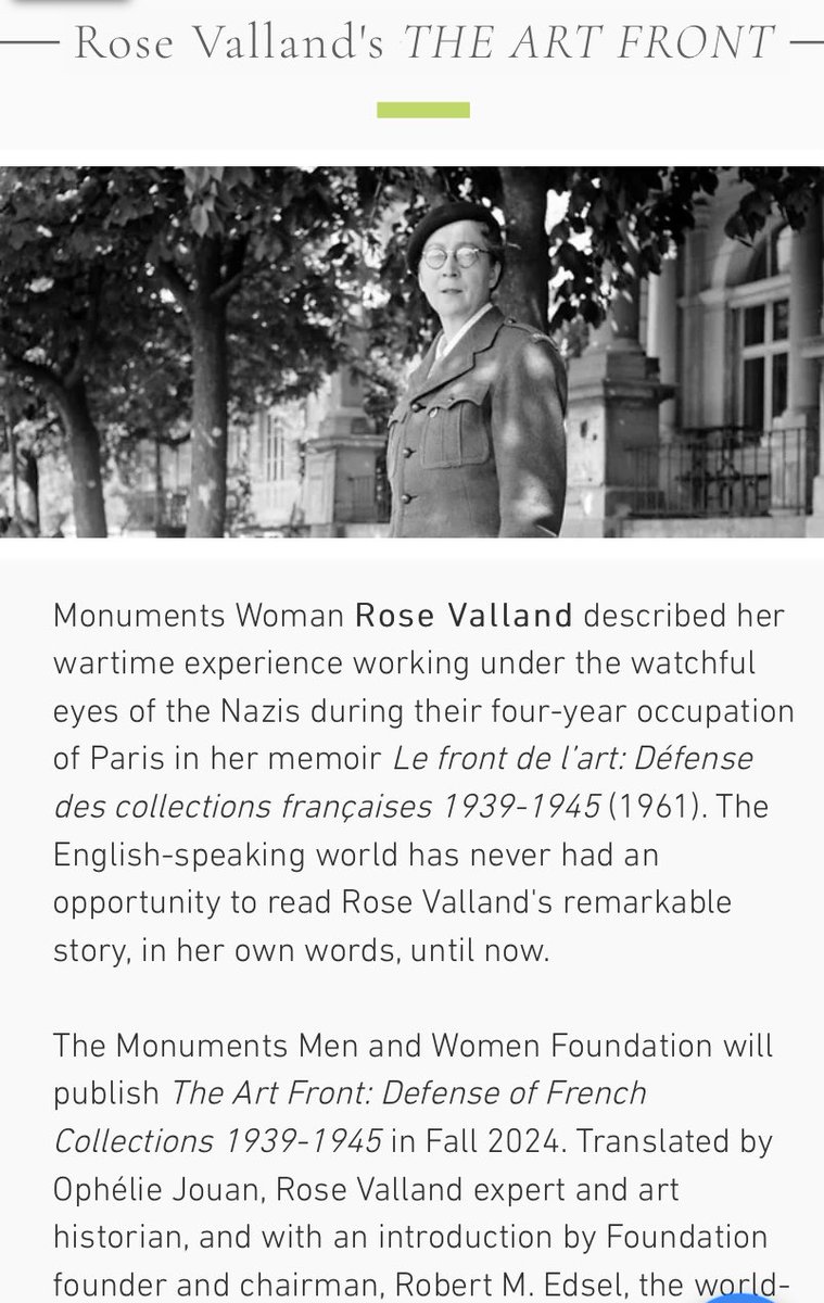 art_starving's tweet photo. #TheArtFront has finally been translated to English by @OphelieJouan! For a donation, you can be in the acknowledgements! My name will legit be in a book with the GOATs of Art History: #rosevalland, Ophelia &amp; @robertedsel. Check it out at @MonumentsMWfnd! @ChristiesInc  #heros https://t.co/hF9bTJ6ox4