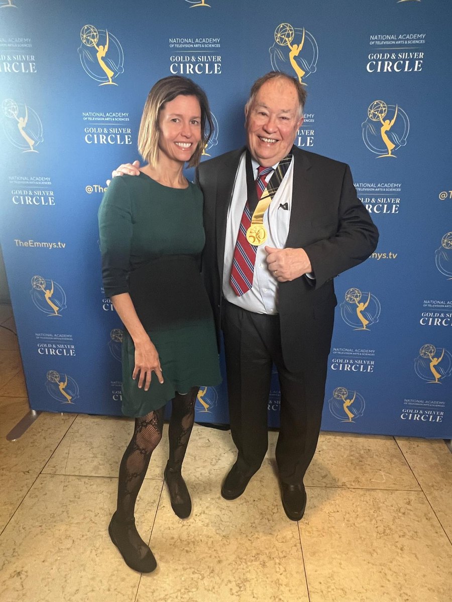 At the National Academy of Television Arts & Sciences Luncheon with my daughter. The first event of the week that ends on Sunday with an honor into the Gold Circle. #Emmys #childrensemmys #goldandsilvercircle @TheEmmys @DaytimeEmmys @TelevisionAcad