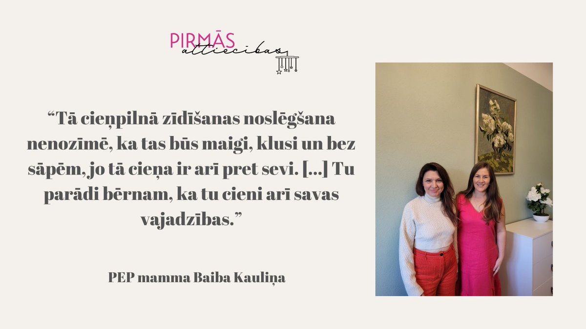 👉🏻 Šonedēļ raidieraksta viešņa ir PEP mamma Baiba Kauliņa. Sarunā viņa stāsta, kā iejūtīgi pret sevi un bērnu pārtraukt zīdīšanu un kāpēc ne tikai bērniem, bet arī vecākiem ir tik grūti uzsākt atdalīšanos no saviem bērniem.

🎧 Klausies te - open.spotify.com/episode/3qewRC…