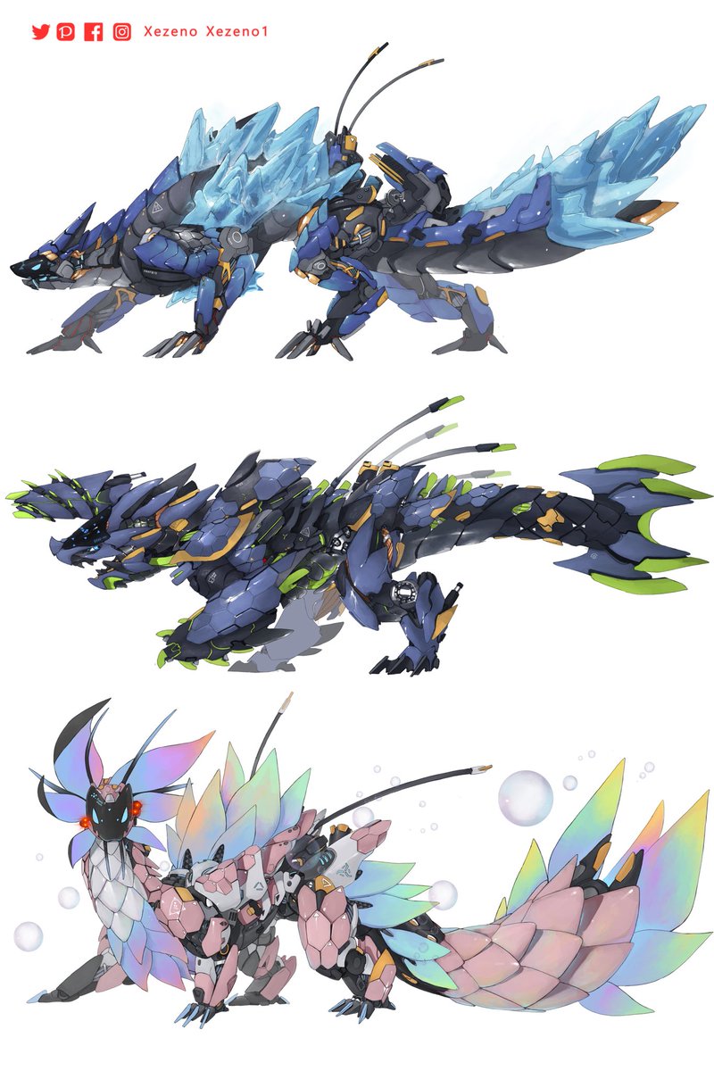 「MONSTER HUNTER x ZOIDS LETS GO!! 」|Marcus Hiiのイラスト