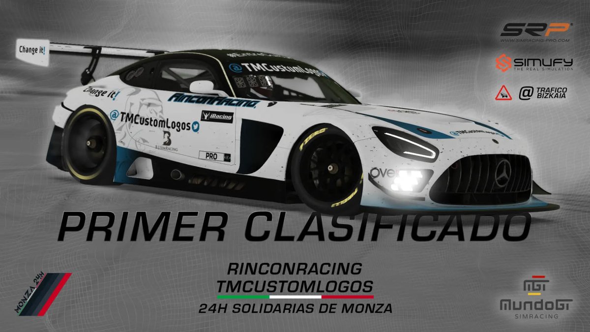 Resultados
#24HorasDeMonzaSolidarias2023

🏆Campeones
<a href="/RinconRacing/">RinconRacing TMCustomLogos</a>