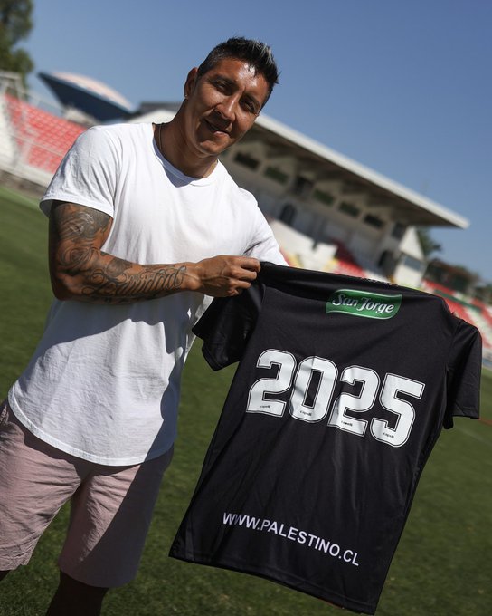 🤝 | Transfer | ✍️

👤 | Christian Suarez (35) 🇨🇱
⚽️ | Defans
🟢 | Palestino 🇨🇱 🆕✅

#VamosPalestino