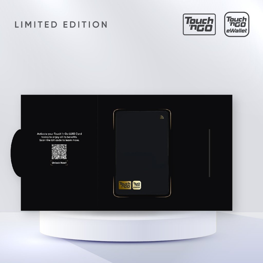 touch n go card limited edition Touch 'n Go introduces its new LUXE Card Titan Edition. This limited edition  NFC-enabled Enhanced Touch 'n Go card features a matte black finish with  gold trimmings. It is priced at RM25