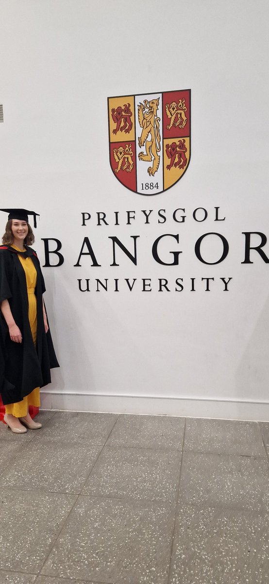 I have finally graduated with an MScRes in Biological Science from Bangor University. Bangor was the best year of my life in terms of improving my academic and personal skills. I'll never underestimate the importance of having a supportive lab group. Thank you to everyone 🏴󠁧󠁢󠁷󠁬󠁳󠁿