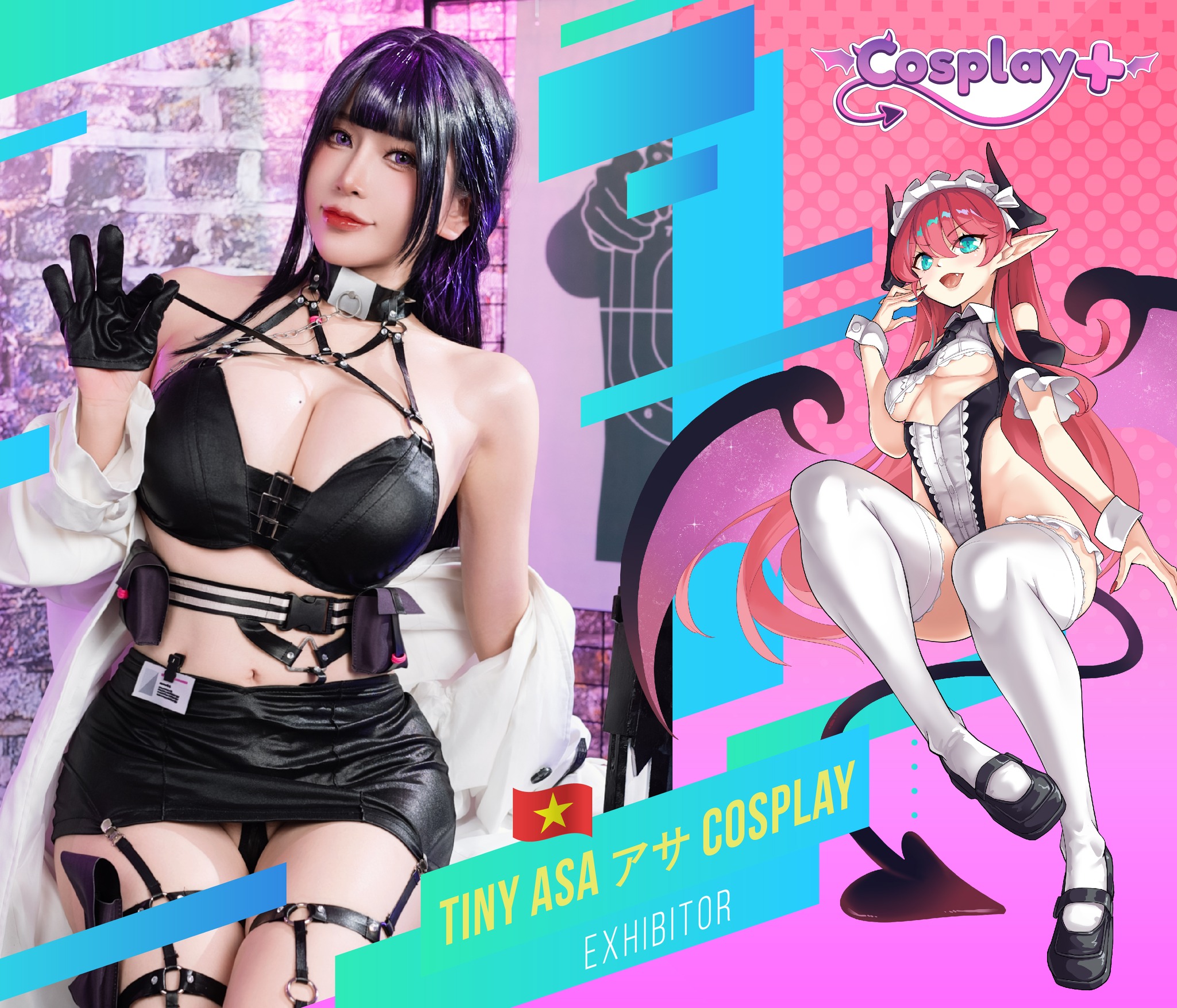 Cosplay Plus on X: Hi, Im Tiny Asa and I like to cosplay as your cute and  sexy waifus😛. I would love to meet and interact with you in person and have