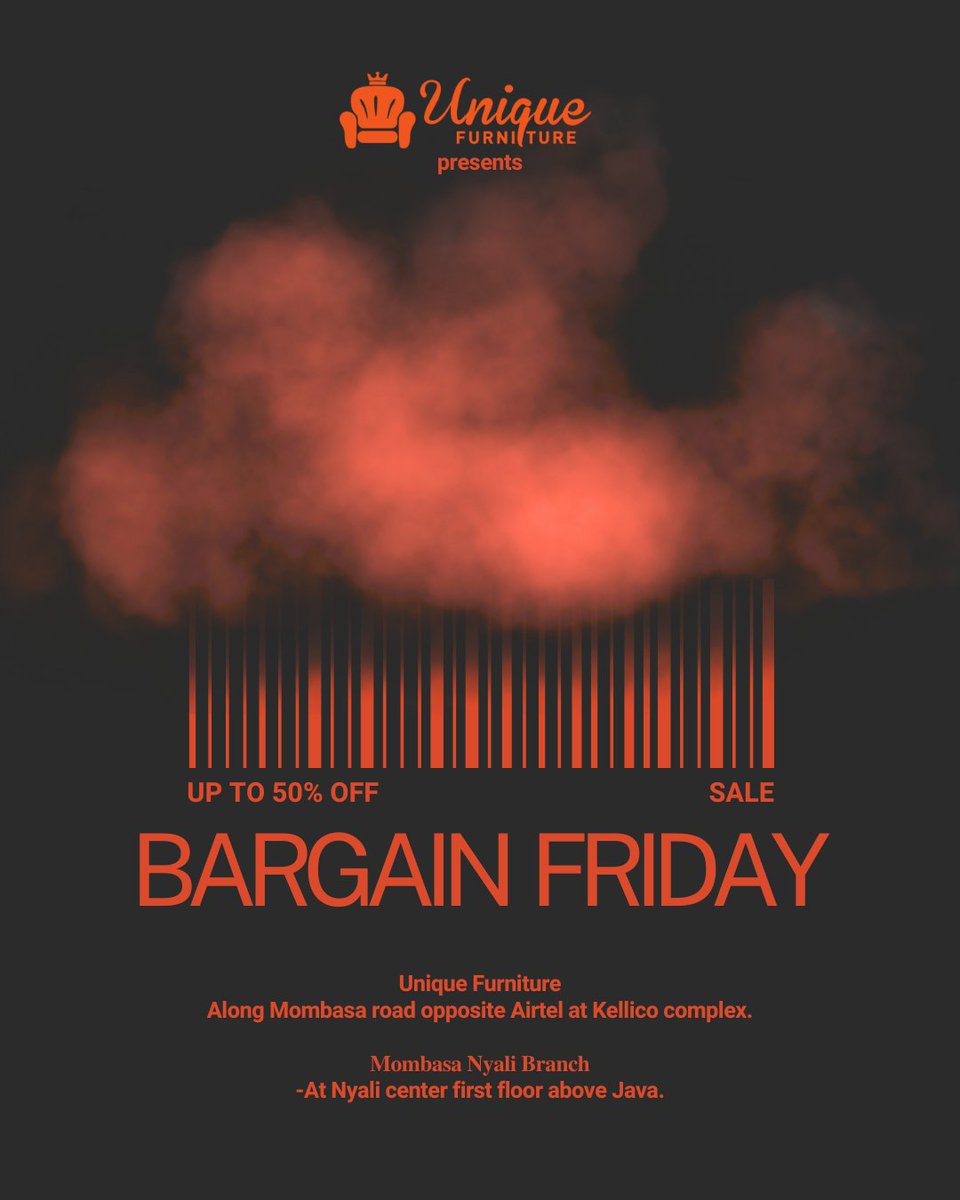 It's Bargain Friday at Unique Furniture! The end year sale is coming to an end soon so don't miss out on the deals that make your home a masterpiece! #BargainFriday #FurnitureSale  #blackfriday#thieves #bodycount #azziad #meru