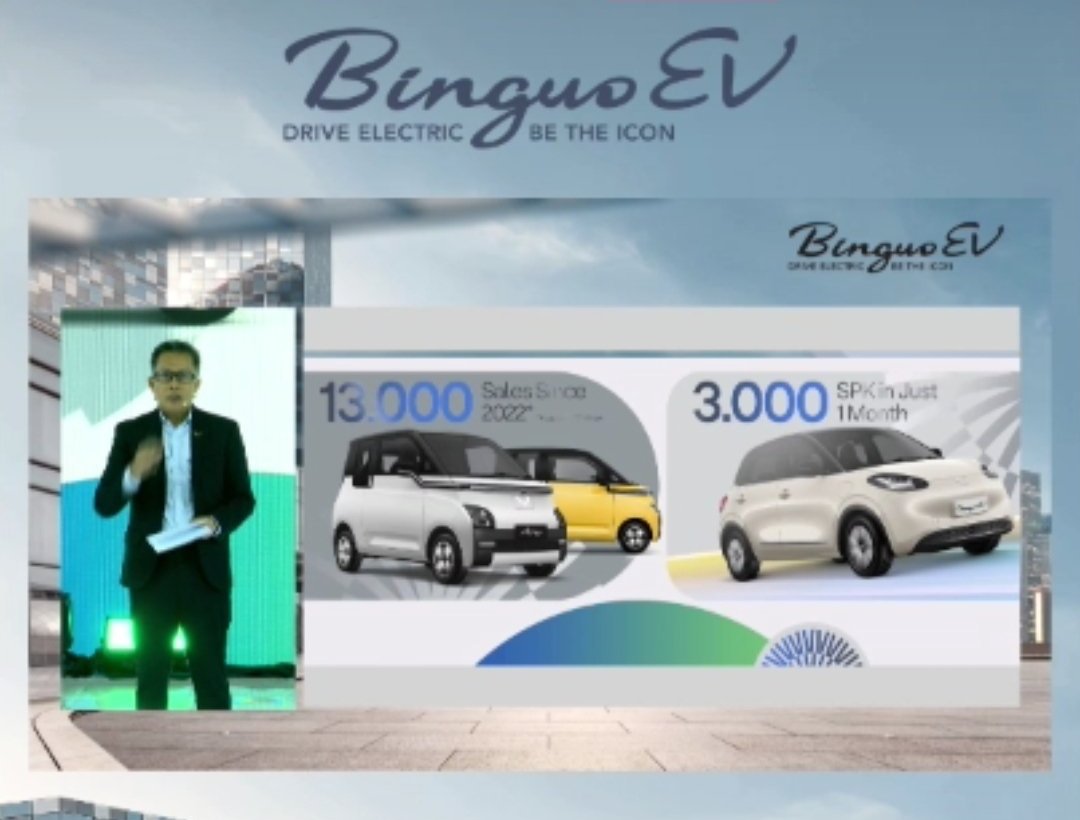Sdg trend mobil listrik yg menjadi kendaraan yg ramah lingkungan , salah satunya  Wuling termasuk mobil listrik terlaris di Indonesia dgn 13 rb unit 

#WulingBinguoEV