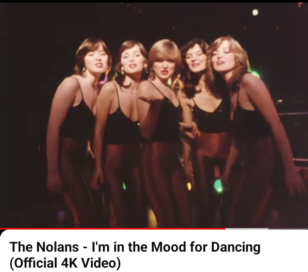 #Nolans official I'm In The Mood For Dancing PV finally in 4K quality! youtu.be/TExSN9TTOnY?si… ＃ノーランズ オフィシャル でダンシング・シスターのPVが遂に4K画質に！
