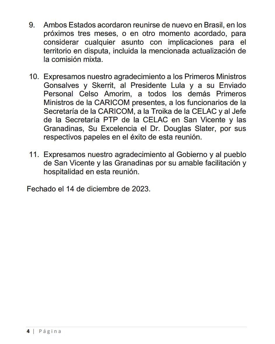 Hoy triunfó la Diplomacia Bolivariana de Paz con el encuentro entre los presidentes de #Venezuela y #Guyana para tratar la controversia territorial por el Esequibo. Estamos convencidos de que el diálogo siempre será el único camino para dirimir conflictos y fortalecer la