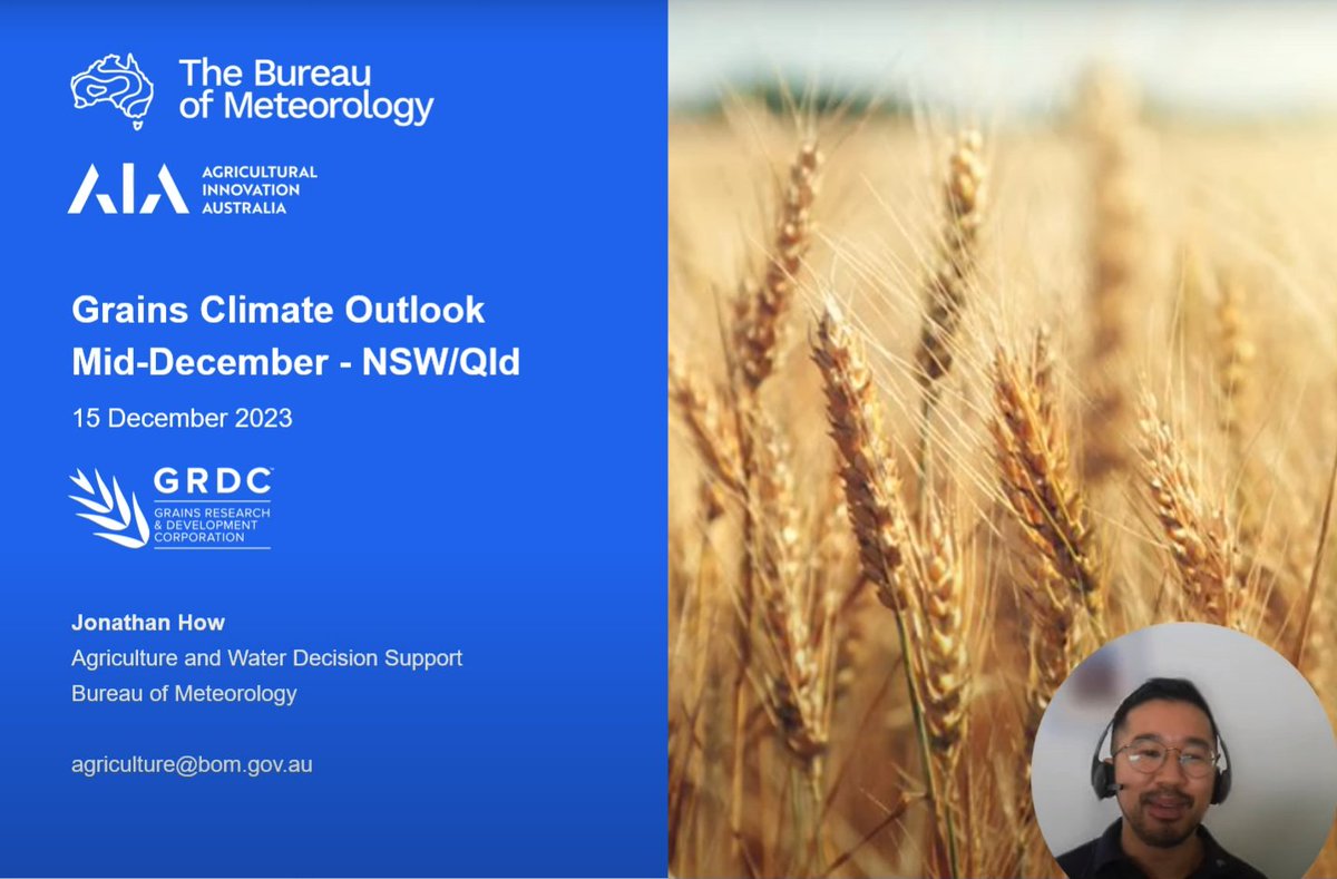 🌾 NORTHERN grain growers: check the climate outlook for your region 👉🏼 ow.ly/tpQp50QiZQ2 Find more climate outlooks in our #Ag Playlist. @GRDCNorth @theGRDC @AgInnovationAus #AgriClimateOutlooks #agchatoz