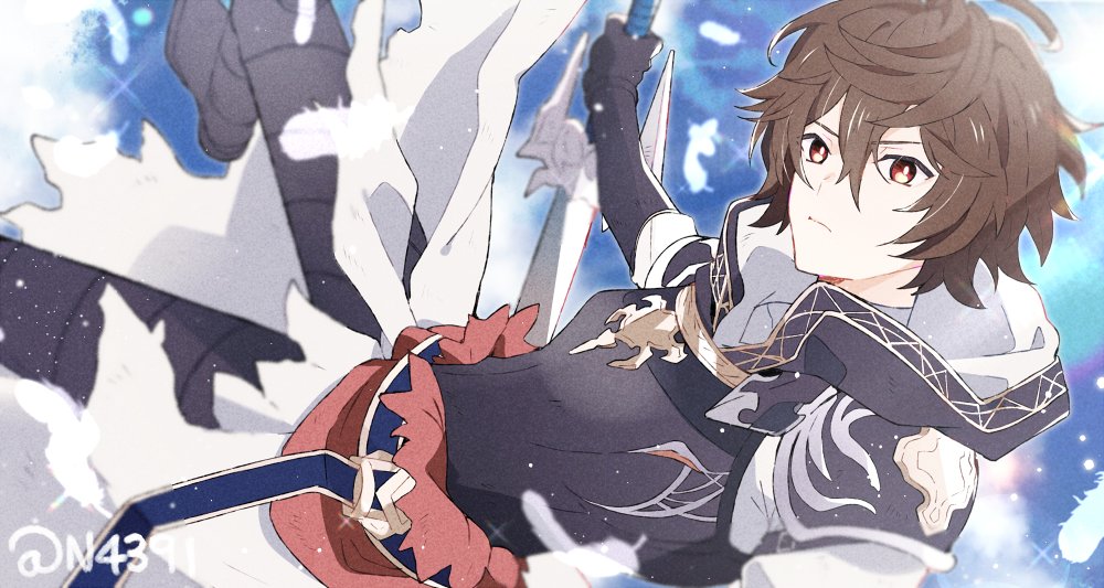 「Long time no see, Sandalphon Congrats ag」|Enaki @ WORKING! Sending out POsのイラスト