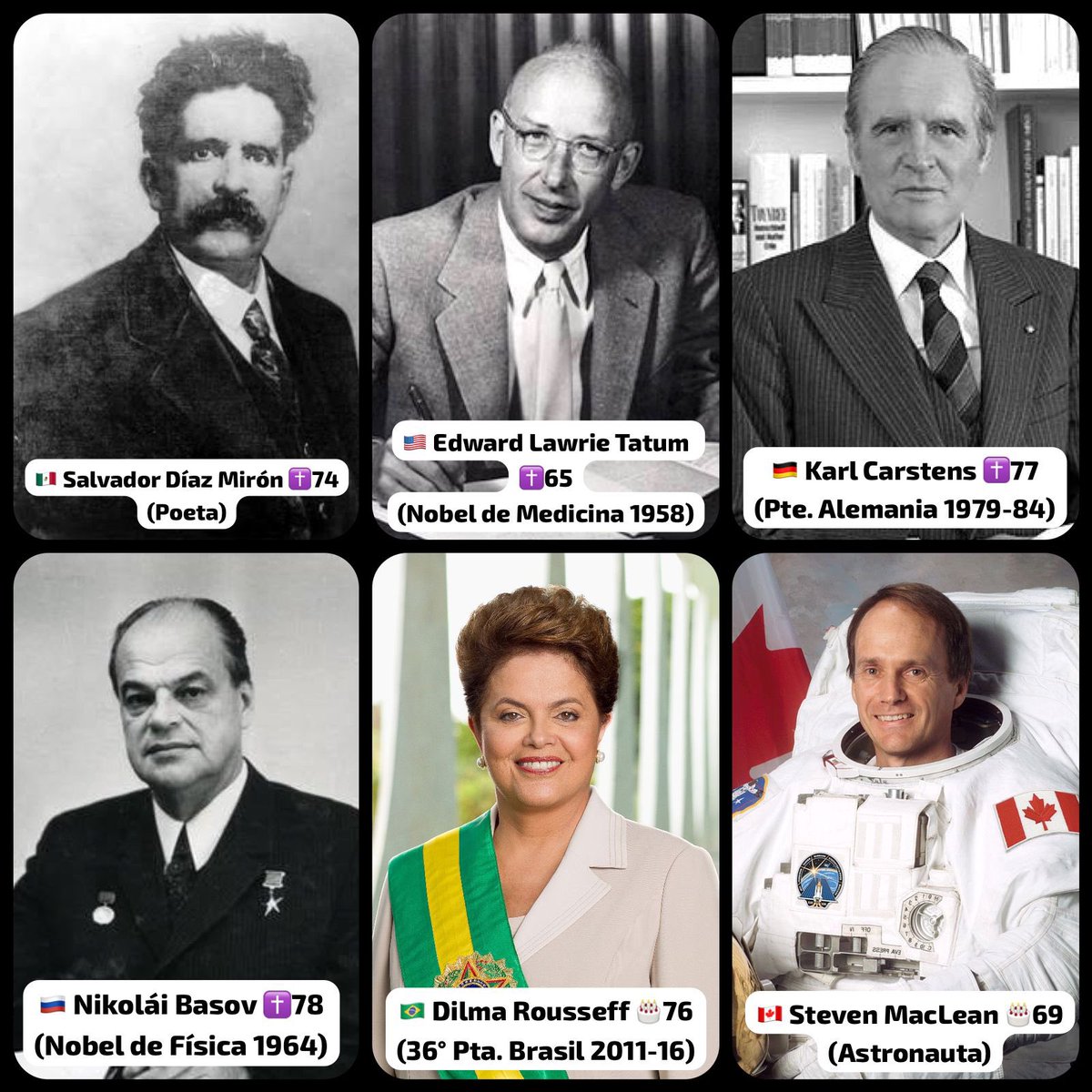 ⭐️ 1️⃣4️⃣ de Diciembre 
Historia 📜🏛️🏅🇩🇪🇧🇷👨🏻‍🚀
#Historia #NobelPrize #Alemania #Brasil #Space #FelizJueves #Efemerides #UnDiaComoHoy #14DeDiciembre #StarsNHM @HcHistoria @historica2020 @NobelPrize @EmbaMexAle @AlemaniaMexi @UruzRadio