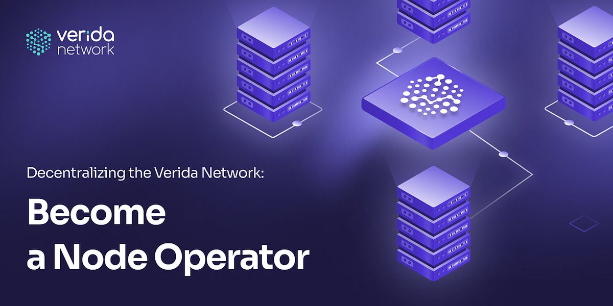 🚀 We're excited to announce applications for foundational node operators on Verida's Storage Network are now open 🎉

This is an important step in decentralizing #VeridaNetwork, the leading #selfsovereign database network for storing private data,

Dive in to learn more 👇

1/11